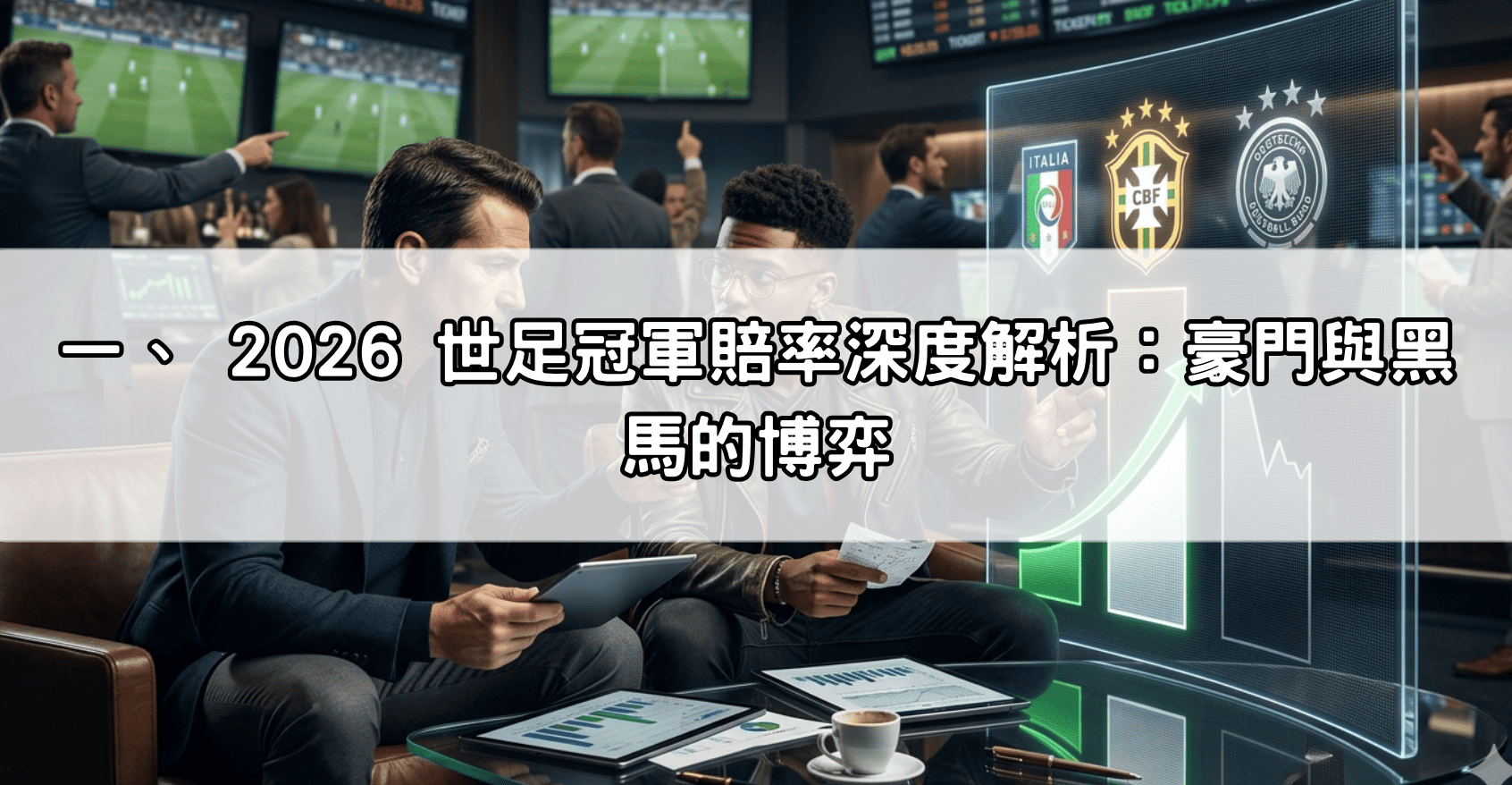一、 2026 世足冠軍賠率深度解析：豪門與黑馬的博弈